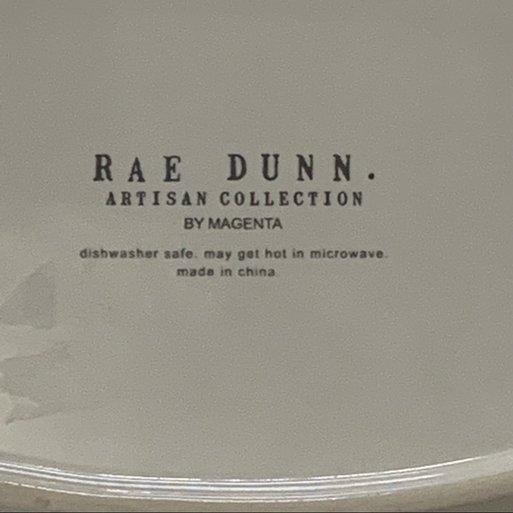 Rae Dunn Artisan Collection Forever Wedding Rings White Ceramic Trinket Tray - Picture 4 of 4